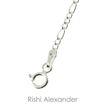 Rishi Alexander 925 Sterling Silver Ball Bead Chain Necklace 4mm Made in Italy