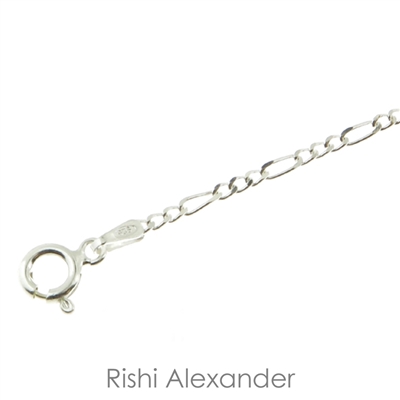 Rishi Alexander 925 Sterling Silver Ball Bead Chain Necklace 5mm Made in Italy